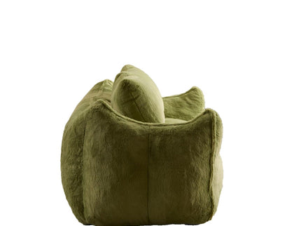 Giant Bean Bag Couch, Ultra Soft Fluffy Loveseat For Living Room