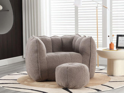 Soft Bean Bag Chair With High Resilient Foam