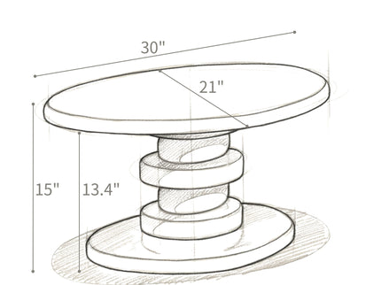 Cobblestone End Table