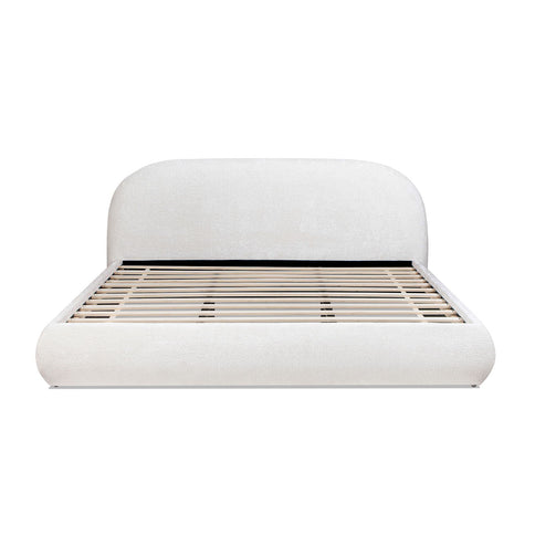 Archie Puffy Grounded - Upholstered Platform Bed