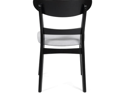 Mid Century Dining Chairs With Cushioned Seats And Wood Frame (Set of 2)