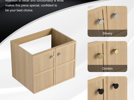 Modern Wall Mounted Bathroom Vanity With Soft Closing Doors