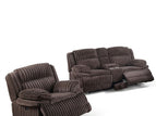 Dark Brown / 2 Pc. Loveseat, Chair