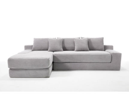 Modern L - Shaped Sectional Couch With Memory Foam