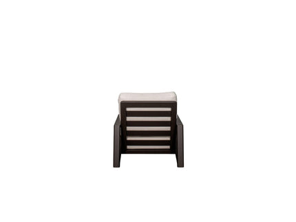 Verona - Seating Lounge Chair (Set of 2) - Dark Espresso / Gray / Off White
