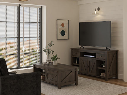 Farmington - TV Stand For TVs Up To 60" - Oak