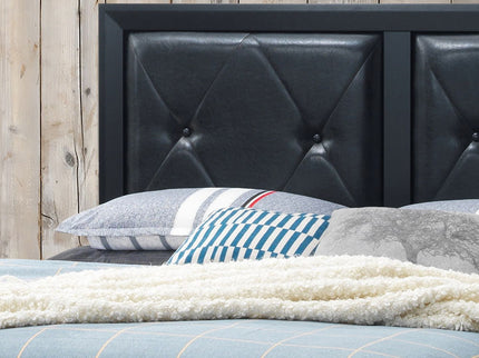 Padded Headboard Bed