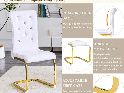 Elegant Design Alligator Skin Upholstered Dining Chairs