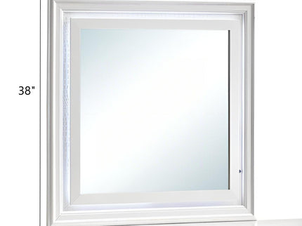 Verona - Mirror With Premium Low Distortion Glass - White