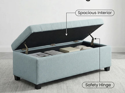 Elegant Tufted Storage Ottoman Bench