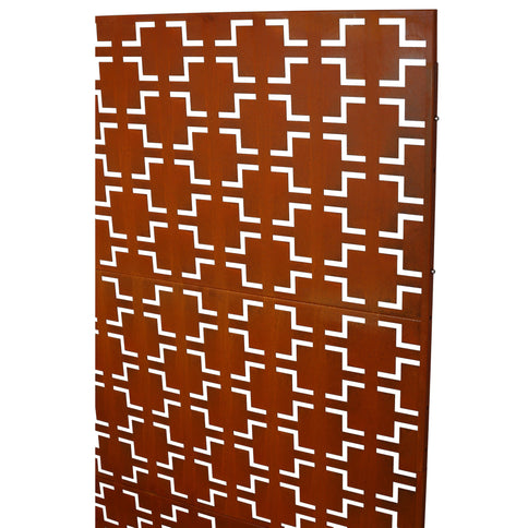 Outdoor & Indoor Metal Privacy Freestanding Decorative Screen
