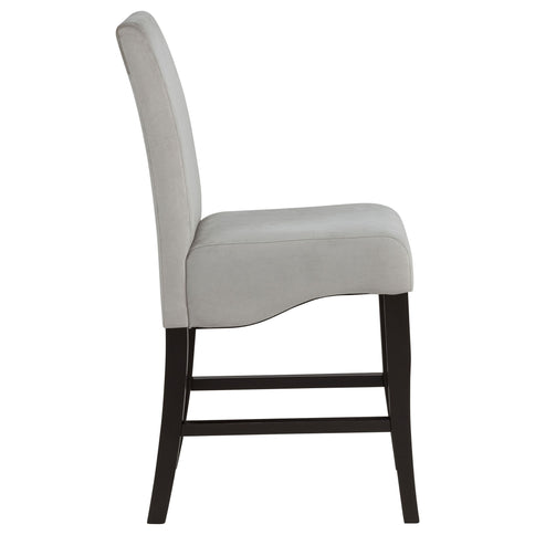 Upholstered Counter Stools (Set of 2) - Gray