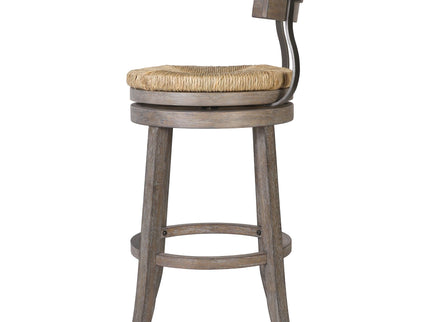 Stool With Natural Seagrass Seat