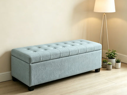 Elegant Tufted Storage Ottoman Bench