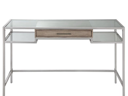 Adela - Writing Desk - Antique Silver