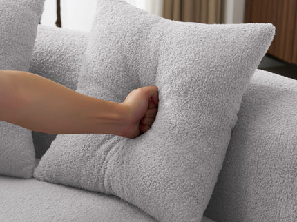 Curved 4 Seater Full Compression Sponge Sofa