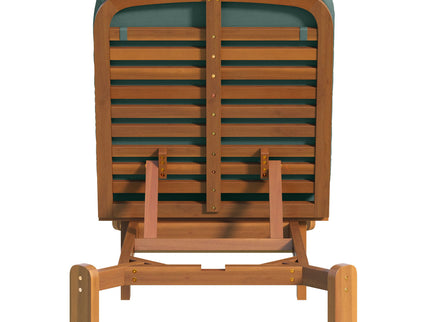 Outdoor Chaise Lounge With Adjustable Backrest