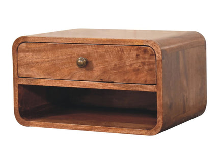 Curve Upper Slot Floating Nightstand