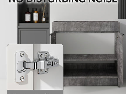 Freestanding Bathroom Vanity Cabinet With Soft Close Doors, Cabinet Only