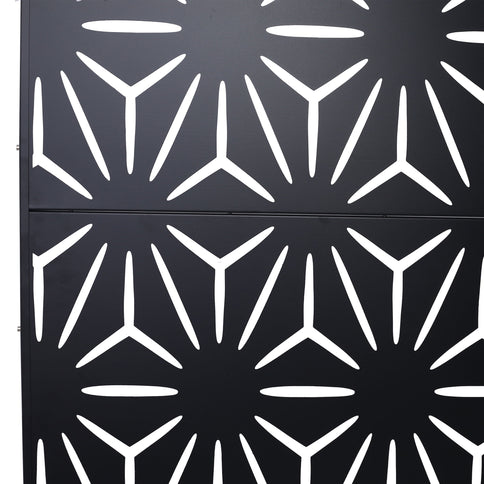 Outdoor & Indoor Metal Privacy Screen, Freestanding Decorative Panels