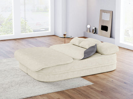 2 In 1 Foldable Sofa Bed With Multi Functional Blanket, Floor Lounge Sofa
