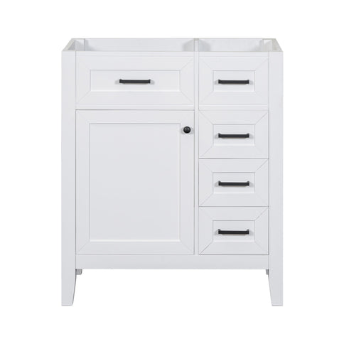 Modern Bathroom Vanity Base Only With Drawers, Freestanding Design