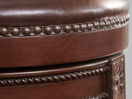 Rustic Elegance Backless Swivel Stool