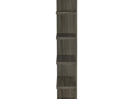 5 Shelf Bookcase - Gray
