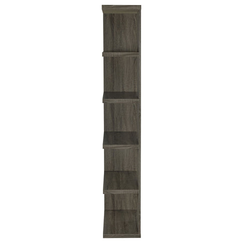 5 Shelf Bookcase - Gray