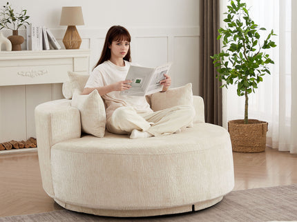 Single 360 Degree Swivel Chair For Living Room