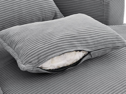 360° Swivel Accent Barrel Chair With Dual Layer Cushion And 3 Removable Pillows