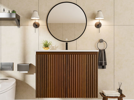 Folding Wall Cabinet With Creamic Sink