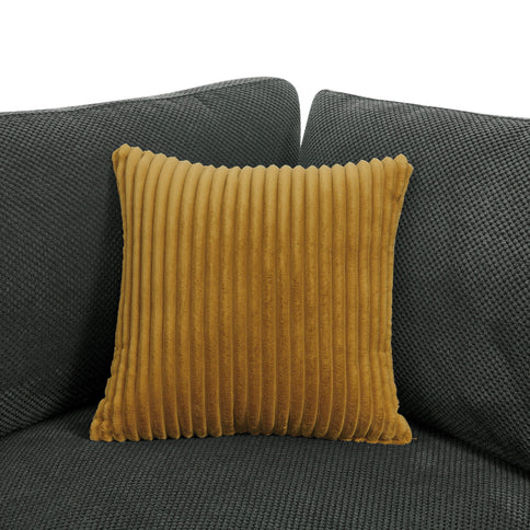 Custom Configuration Modular Sectional With Toss Pillows