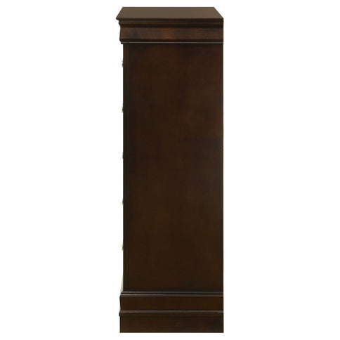 Janson - 5 Drawer Bedroom Chest - Cappuccino