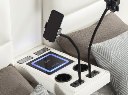Futura - Upholstered Bed With Tall Headboard