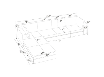 Reversible Modular Sectional