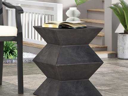 Outdoor Lightweight, Concrete Side Table - Copper