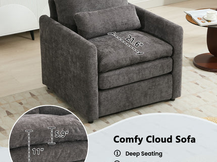 Cozy Upholstered Sofa Set For Living Room