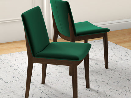Laura - Mid-Century Modern Solid Wood Dining Chair (Set of 2)