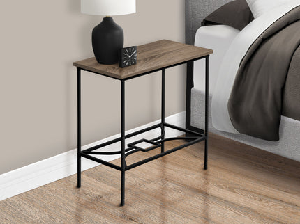Accent Side Table, Narrow, Small, 2 Tier, Elegant Design