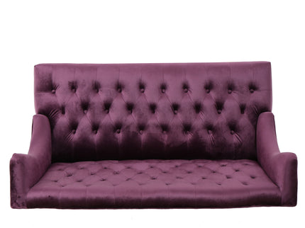 Nurturing - Upholstered Loveseat With Wing Back And Diamond Tufting