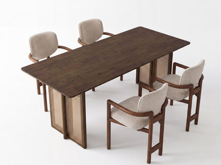5 Piece Indoor Dining Set, Table & 4 Chairs