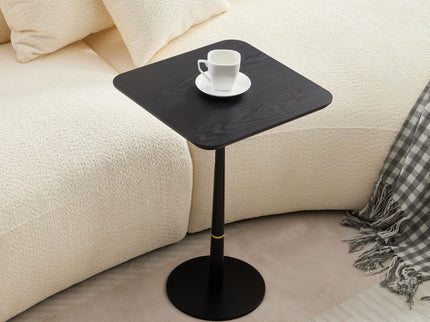 Modern Square Coffee Table And Computer Desk - Black / Gold