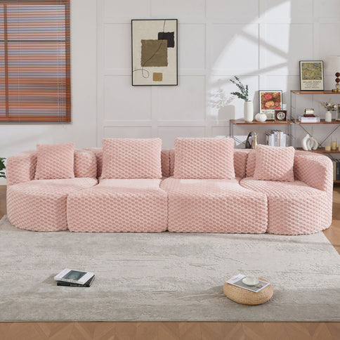 Modular Sectional Sofa With Free Combination Design