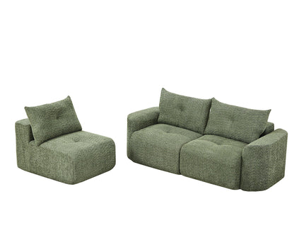 3 Seater With Thickened Armrests Sofa For Living Room
