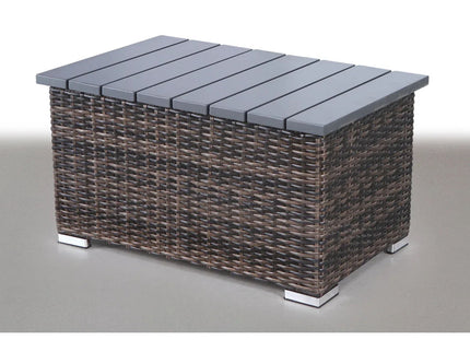 Wicker Sectional Seating Group With Cushions