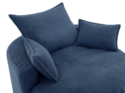 360° Swivel Accent Barrel Chair With Dual Layer Cushion And 3 Removable Pillows