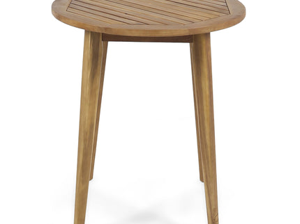 Stamford - Modern Outdoor Bistro Table With Water Resistant - Teak