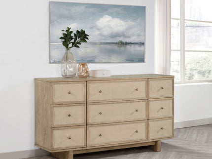Kimpton - 9 Drawer Dresser Cabinet - Beige