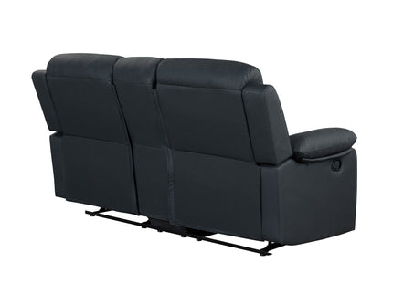 Blanche - Console Reclining Loveseat With LED Lights And Speakers